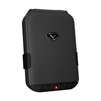 Vaultek LifePod, Weather Resistant 1-Gun Water Resistant Electronic/Keypad Locking Gun Safe, Titanium Gray