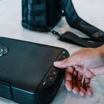 Image showing 6 th Vaultek 1 Gun 299.35 cu. ft. Electronic/Keypad Lock LifePod 2.0 Gun Safe, Weather Resistant/Water Resistant, Black