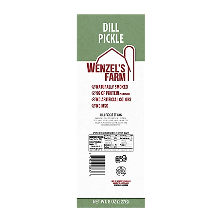 Wenzel's Farm Dill Pickle Sticks, 8 oz.