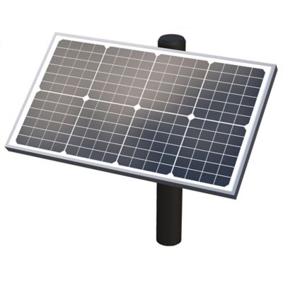 Image showing  30W Monocrystalline Solar Panel Kit with Brackets, No Post
