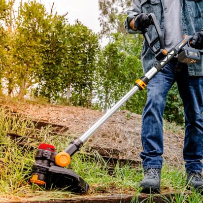 Image showing 6 th WORX GT-5 20V Straight Shaft Cordless String Trimmer and Edger, Battery and Charger Included