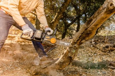 Image showing 8 th WORX Nitro 16 in. 40V Cordless Chainsaw, Battery and Charger Included, 3/8 in. Pitch