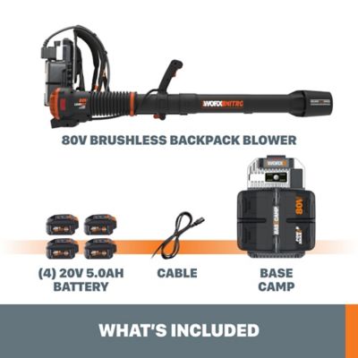 Image showing  Nitro 150 MPH/800 CFM 80V Cordless Backpack Leaf Blower, Battery and Charger Included