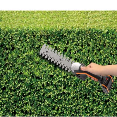 Image showing 5 th WORX 20V 4 in. Shear and 8 in. Shrubber Cordless Hedge Trimmer, Battery and Charger Included