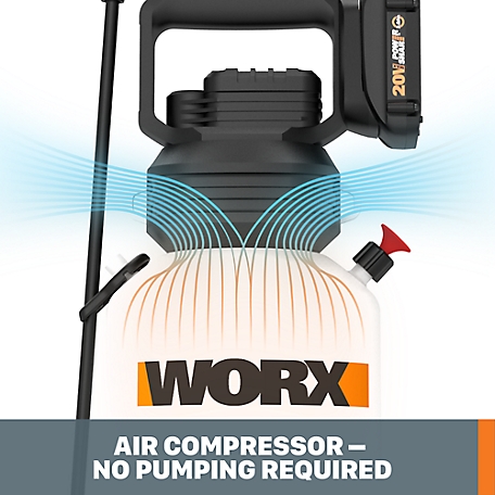 WORX 120 MPH 20V Li-ion WORXAIR Cordless Blower/Sweeper, 3-5 Charger at  Tractor Supply Co.