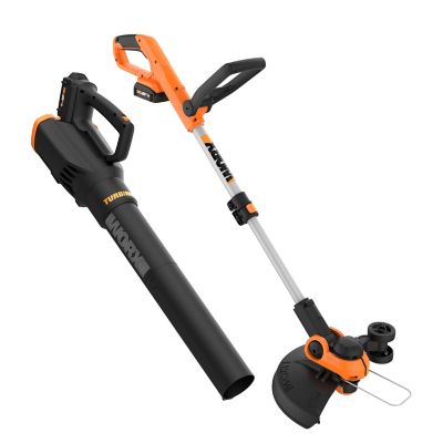 Image showing  Cordless 2 pc. Combo Tool Kit with (2) 20V Li-Ion Batteries, Includes WG162 and WG54