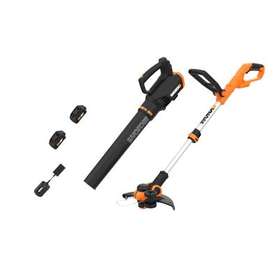 Image showing  Cordless 2 pc. Combo Tool Kit with (2) 20V Li-Ion Batteries, Includes WG162 and WG54