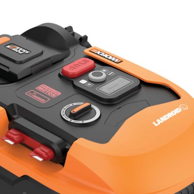 Image showing  8 in. 20V 5.0Ah Cordless Electric Landroid Fully Automated Brushless Robotic Mower for 1/2 Acre Lots