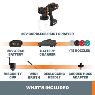Image showing  34 oz. 20V HVLP Paint Sprayer