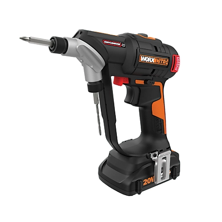 WORX 1/4 in. Nitro 20V Brushless Switchdriver 2.0 2-in-1 Cordless Drill and Driver