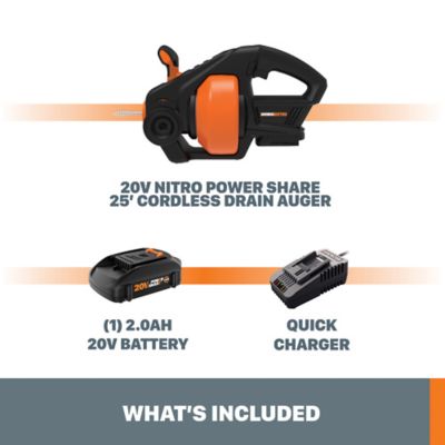 Image showing  1/4 in. 20V Power Share Cordless Drain Auger