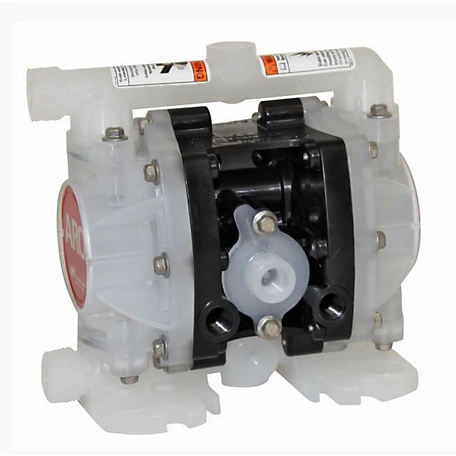 ARO Polypropylene Compact Air-Operated Diaphragm Pump, PD01P-HPS-PGG-A