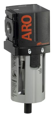 Image showing  1500 Series Compressed Air Filter, 1/4 in. NPT, Manual Drain, Poly Bowl with Guard, 0.3 Microns, F35221-300