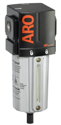 Image showing  2000 Series Compressed Air Filter, 3/8 in. NPT, Manual Drain, Metal Bowl with Sight Glass, 5 Microns, F35331-410