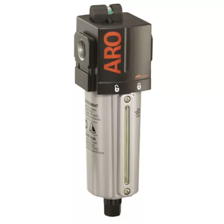 ARO 2000 Series Coalescing Compressed Air Filter 3/8 in NPT Auto Drain Metal Bowl with Sight Glass F35332-311 Filters Regulators & Lubricators