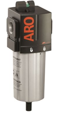 ARO 2000 Series Coalescing Compressed Air Filter, 1/2 in. NPT, Manual Drain, Metal Bowl, 0.3 Microns, F35342-320