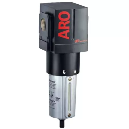 ARO 3/4 in NPT 3000 Series Compressed Air Filter Manual Drain 5 Micron Filters Regulators & Lubricators