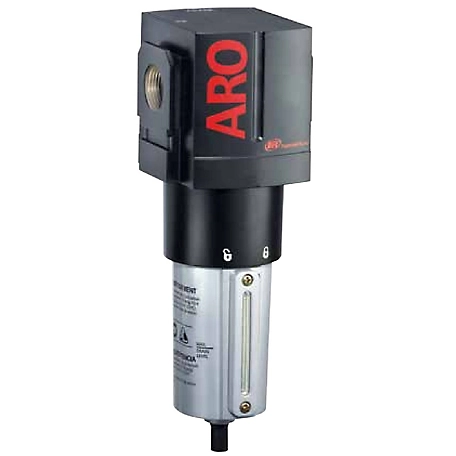 ARO 3000 Series Compressed Air Filter, 3/4 in. NPT, Manual Drain, 5 Microns, F35451-410