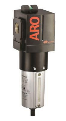 ARO 3000 Series Coalescing Compressed Air Filter, 1 in. NPT, Manual Drain, Metal Bowl with Sight Glass, 0.3 Microns, F35462-310