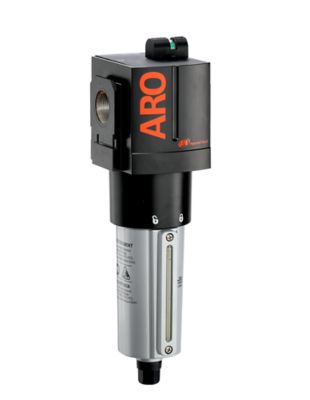 ARO 3000 Series Coalescing Compressed Air Filter, 1 in. NPT, Auto Drain, Metal Bowl, Sight Glass, 0.3 Microns, F35462-311
