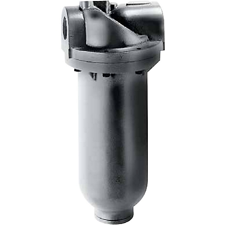 ARO Super-Duty Series Compressed Air Filter, 2 in. NPT, Auto Drain, Metal Bowl, F35591-411