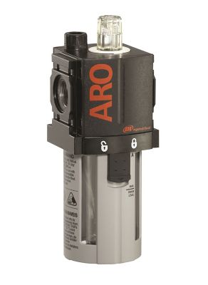ARO 1500 Series Air Compressor Lubricator, 3/8 in. NPT, Polycarbonate Bowl with Guard