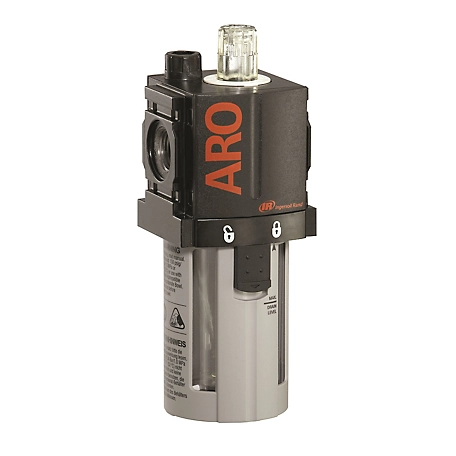 ARO 1500 Series Air Compressor Lubricator, 3/8 in. NPT, Polycarbonate Bowl with Guard