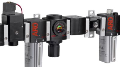 Image showing  1500 Series Air Compressor Lubricator, 3/8 in. NPT, Polycarbonate Bowl with Guard