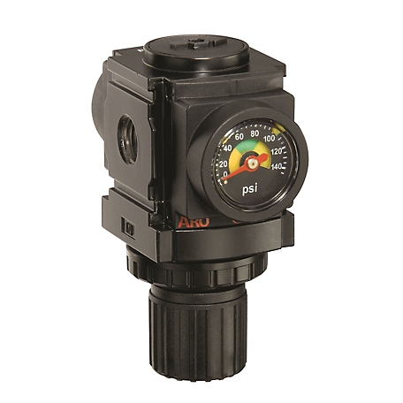 ARO 1/4 in. NPT 1000 Series Non-Relieving Air Regulator, Standard Knob Control, 0 to 140 PSI
