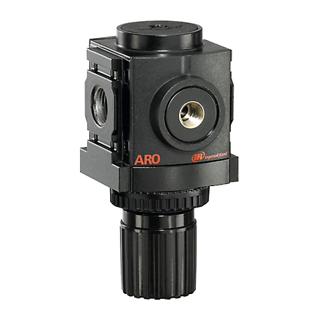 ARO 1500 Series Air Line Compressor Regulator, 3/8 in. NPT, 0-140 PSIG, Knob, R37231-100