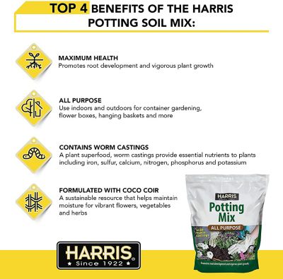 Image showing  4 qt. All-Purpose Potting Soil with Worm Castings