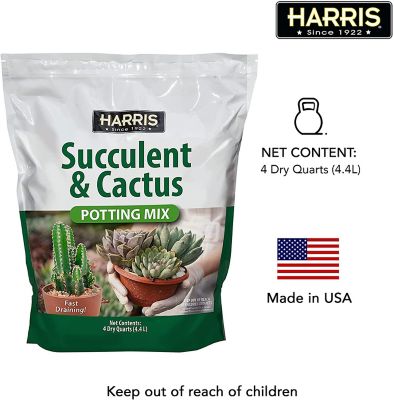 Image showing 6 th Harris 4 qt. Succulent and Cactus Potting Soil