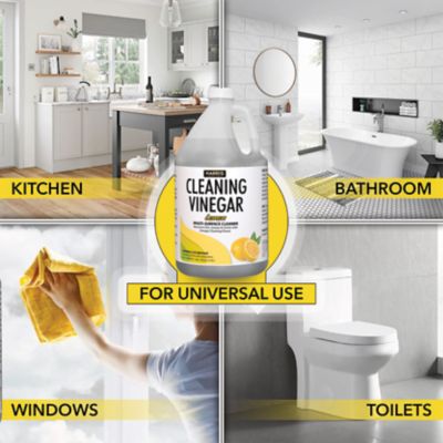 Image showing 5 th Harris 128 oz. Cleaning Vinegar Lemon Scented Multi-Surface Cleaner