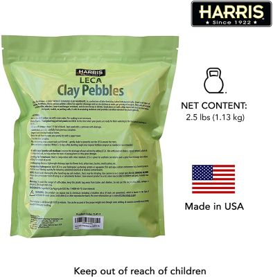 Image showing 5 th Harris 2.5 lb. Leca Expanded Clay Pebbles