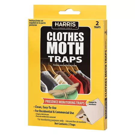 Harris Moth Traps 2 Pack Professional Strength Discreet Durable and Easy to Install Insect Traps