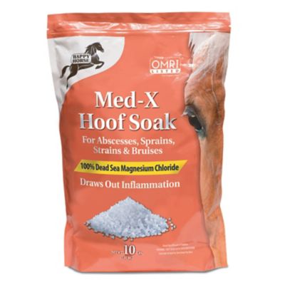 Happy Horse Hoof Med-X 100% Magnesium Chloride, Horse Hoof Soak, 10 lb.