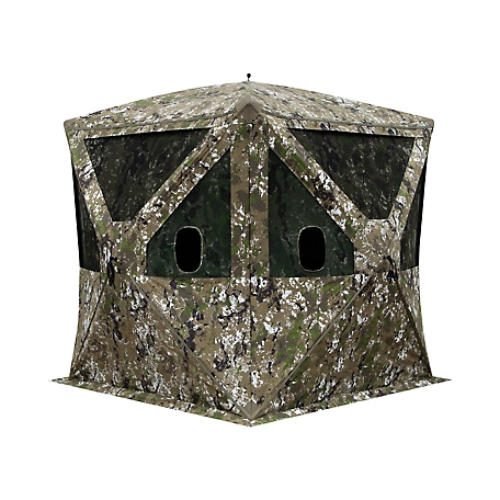 Barronett Blinds Big Cat Heavy-Duty, Portable Hunting Blind,3-Person, Crater Thrive, BCHD350CT