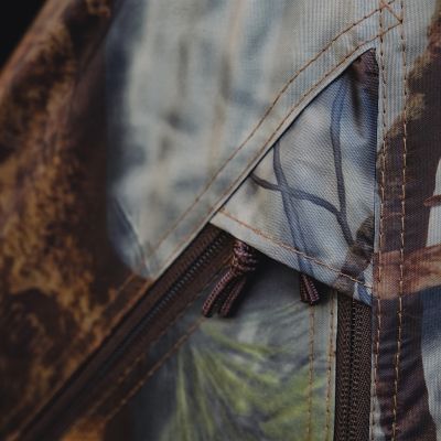 Image showing 4 th Barronett Blinds 3-Person Prowler 350 Portable Hunting Blind, Pop-Up Hub Blind, Bloodtrail Woodland