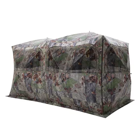 Barronett Blinds Beast 6-Person Portable Hunting Blind Side-by-Side Hub Blind Bloodtrail Backwoods Ground Blinds