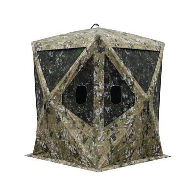 Barronett Blinds 2-Person Big Mike Portable Hunting Blind, Tall Hub Blind, Crater Thrive