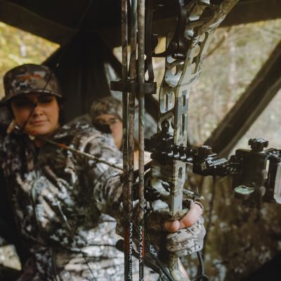 Image showing 5 th Barronett Blinds 2-Person Big Mike Portable Hunting Blind, Tall Hub Blind, Crater Thrive