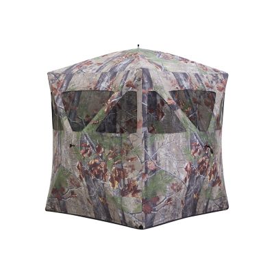 Barronett Blinds Radar, Portable Hunting Blind, Pop-Up Hub Blind, 2-Person, Bloodtrail Backwoods, RA200BW