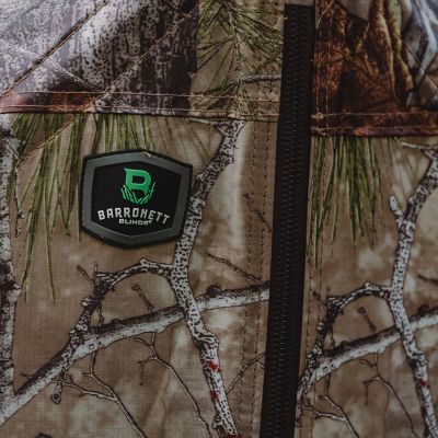 Barronett Blinds Unisex Adult Radar Hub Hunting Blind 2 Person Pop Up Ground Blind Crater Cold