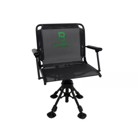 Barronett Blinds 360 Deluxe Silent Hunting Chair 360 Degree Swivel Extra Wide Adjustable Height Black Hunting Stools Chairs & Seat Cushions