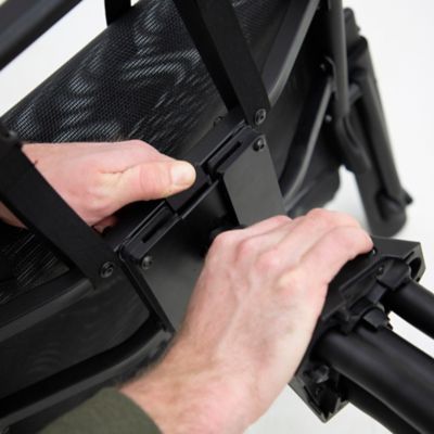 Image showing  360 Deluxe Silent 360-Degree Swivel Hunting Chair, Extra-Wide, Adjustable Height, Black