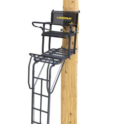 Rivers Edge Lockdown 21 ft. Wide 1-Man Ladder Stand