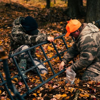 Image showing 7 th Rivers Edge Lockdown 21 ft. Wide 1-Man Ladder Stand