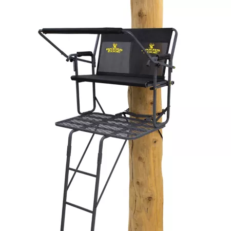 Rivers Edge Twoplex 2-Person Ladder Rack 17 ft 1 in. Ladder Tree Stands