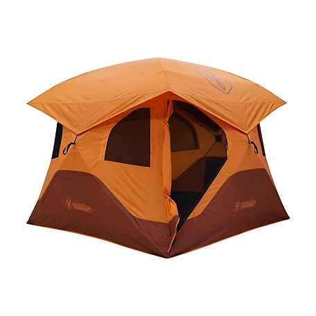 Gazelle T4 4-Person Overland Edition Hub Tent, Sunset Orange at Tractor ...