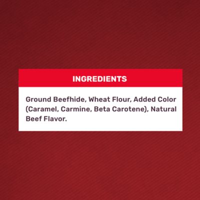 Image showing  Beef-Basted Rawhide Strips Dog Chew Treats, Large, 80 ct.